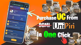 How To Purchase UC In BGMi By Unipin || Unipin Uc Purchase || Purchase UC from Unipin In One Click