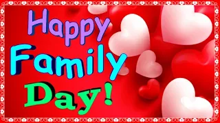 Happy Family Day! Beautiful music video congratulations on Family Day!