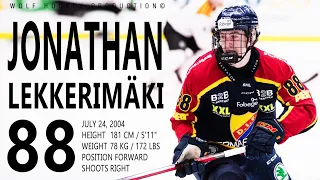 The Best Of Jonathan Lekkerimäki Top Prospect for the NHL 2022 Draft | Lekkerimäki Highlights