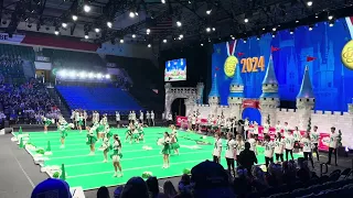 [2024-02-10] UCA NHSCC Game Day Live Semi-Finals - Greendale Varsity Cheer and Band (stage left)