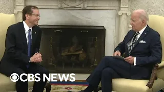 President Biden meets with Israeli President Isaac Herzog