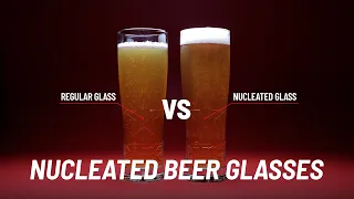 Nucleated Beer Glasses | CO2 Laser Etching Glass Application