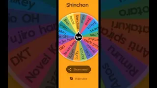 Spinning The Wheel Until Saitama Loses #anime #shorts #shinchan