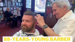 88-Years-Young Barber in one of the Oldest Shops in America