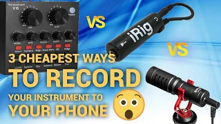 Irig vs V8 Sound card vs Boya mm 1 (Record under 1k tagalog)