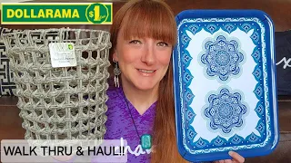 DOLLARAMA WALK THRU & HAUL!!