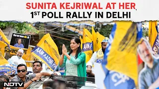 Sunita Kejriwal | Arvind Kejriwal's Wife At Rally: "Your CM Is A Lion, No One Can Break Him"