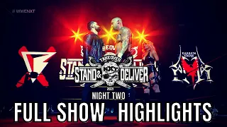 WWE NXT TakeOver 8th April 2021 Full Highlights HD - NXT Stand And Deliver Highlights show night 2