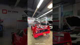 Listen to this Ferrari F40 with Boden Titianum Exhaust💥 #shorts #exhaust #bodenautohaus #ferrarif40