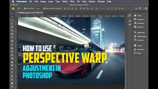 How to use Perspective Warp adjustment in Photoshop?