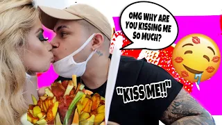 I CAN'T STOP KISSING YOU PRANK ON BOYFRIEND!!! *HE GOT SO MAD!!*