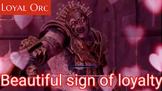 Middle-earth Shadow of War: Beautifull sign of loyalty, ORC CHEATES DEATH TO SERVE ME ONCE AGAIN