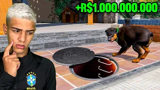 O MARAVILHOSO BUNKER BILIONÁRIO DO CHOP NO GTA 5