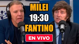 MILEI EN VIVO CON FANTINO DESPUÉS DE GANAR LA PRESIDENCIA