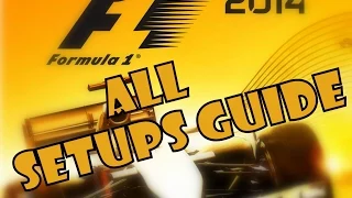 F1 2014 Setup Guide / All Setups