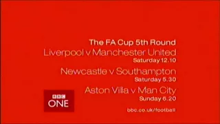 BBC1 Menu 2004-2006 (2006 FA Cup Fifth Round)