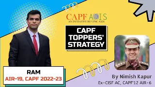 Losing 8 kgs in 2 days, UPSC CAPF AIR-19 Ram talks about his journey towards clearing this Exam!