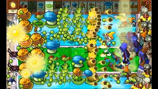 Strongest Fusion plants vs zombies hybrid mod game play