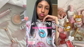 6:00 am REAL back to school morning routine *chatty grwm