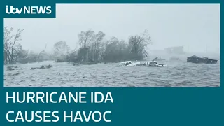 At least two dead and scores of people trapped by floods as Hurricane Ida hits Louisiana | ITV News