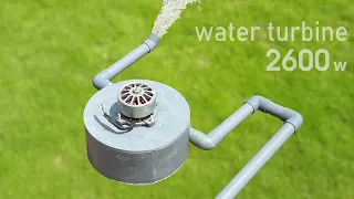 I make a Water Turbine