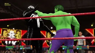 WWE2K23- 2v2 Marvel Match(Iron man/Hulk vs Venom/Thanos)- WHO WILL WIN!!!!