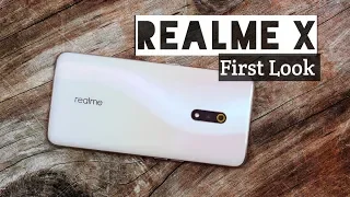 Realme X Offical First Look