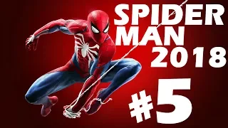 Прохождение Spider Man PS4 2018|Человек Паук PS4 2018 #5 Погоня за Шокером (60FPS)