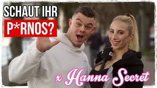 Guckt ihr P*RNOS? Mit Hanna Secret Straßenumfrage