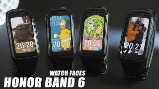 HONOR BAND 6 WATCH FACES