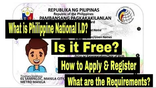 Frequently Asked Questions About the Philippine National ID | IS IT FREE? How To Apply and Register?