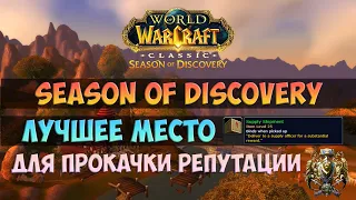 Быстрая прокачка репутации 🟨 Season Of Discovery WoW Classic