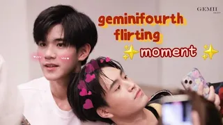 [LIVE IG] GEMINIFOURTH FLIRTING MOMENT | Gemini yang flirting dia juga yang blushing🤭💓 #geminifourth