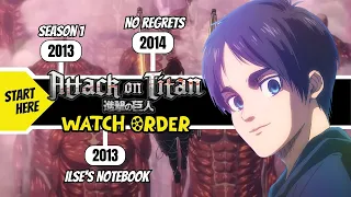 How to watch Attack on Titan in order?