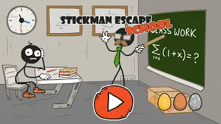 Stickman Escape School Super Android Gameplay - All Easter eggs (Mirra Games)