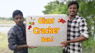 Sivakasi Crackers | வெறித்தனமான 10k Worth Giant Cracker Box Unboxing | Mr.Village Vaathi