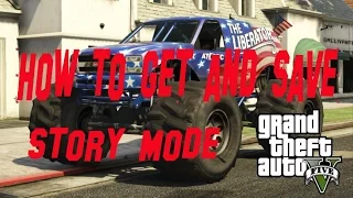 GTA 5 - How to get and save The Liberator Story Mode (Offline)