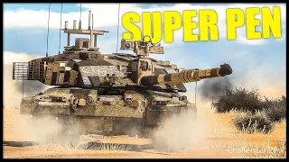 Challenger 2f Shell MELTS STEEL BEAMS - War Thunder