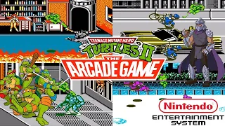 Teenage Mutant Ninja Turtles II: The Arcade Game NES Longplay