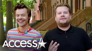 Harry Styles & James Corden Make $300 Music Video In NYC Apartment