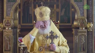В день памяти благоверного великого князя Александра Невского Патриарх Кирилл совершил литургию