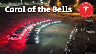 Carol of the Bells Tesla Light Show (25 Tesla Formation)!