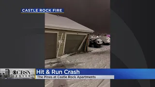 Driver Slams Into Castle Rock Garage, Flees