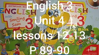 Карпюк 3 клас НУШ англійська мова відеоурок Тема 4 урок 12-13 сторінка 89-90+ робочий зошит