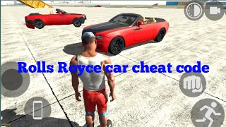 Rolls Royce car new cheat code 🚗 GAME PLAY VIDEO #gaming #automobile #viral #video