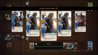 Witcher 3 Gwent: Beating High Stakes with the Northern Realms deck! (Hard Gwent difficulty)