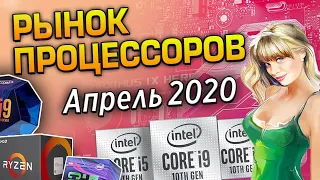 Рынок процессоров апрель 2020