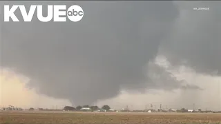 Possible tornado captured on video in West Texas