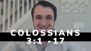 Thursday, Sept. 24 - Colossians 3:1 - 17