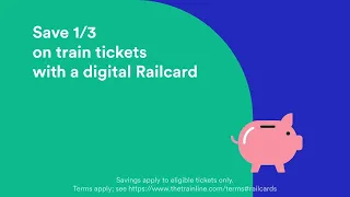 Digital Railcards from Trainline